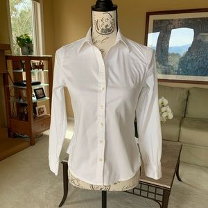 Banana Republic White Long Sleeves Shirt